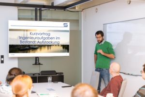 Kurzvortrag der Abteilung Tragwerksplanung der Seidl & Partner Gesamtplanung GmbH zum Thema Ingenieuraufgaben im Bestand