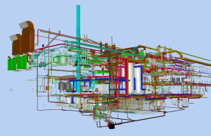 Unsere Mitarbeiter:innen der Abteilung Technische Gebäudeausrüstung von der Seidl & Partner Gesamtplanung GmbH planten für den Bau- und Liegenschaftsbetrieb Nordrhein-Westfalen für die JVA Münster zwei Gebäude und modellierten alle mechanischen Gewerke in 3D.