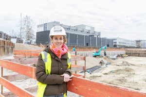 In der Hanauerstraße in München entsteht derzeit das spannende Projekt "HannaH" mit einer beeindruckenden Baugrube.