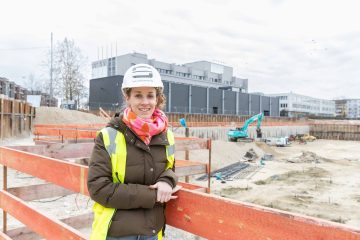 In der Hanauerstraße in München entsteht derzeit das spannende Projekt "HannaH" mit einer beeindruckenden Baugrube.