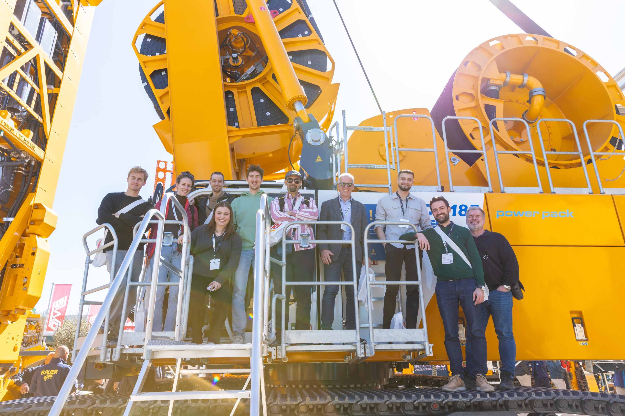 Die Abteilung Spezialtiefbau der Seidl & Partner Gesamtplanung GmbH informierte sich auf der #bauma über die neuesten Entwicklungen im Bereich der Maschinentechnik und der Systemlieferanten der Spezialtiefbau-Branche.